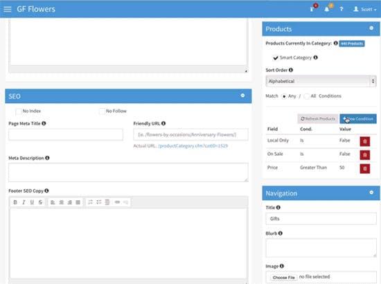 flower shop example site #3